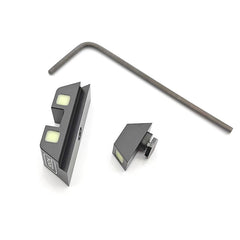 Square Night Sights Glow In Dark for GLOCK 19 17 20 22 24 26 27 29 30 34 35 36