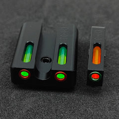 Fiber Optic Glock Sights For Models 17 19 22 23 24 26 27 33 34 35 38 non-tritium