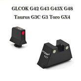 Suppressor Height Night Sights For Glock 42/43/43x/48 and Taurus G3C G3 Toro GX4