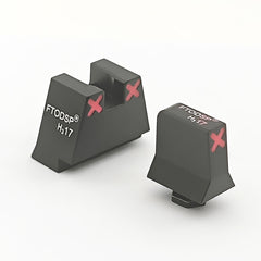 XXX Glow Glow Night Sights Fits GLOCK G42 G43 G43X G48 MOS Suppressor Height