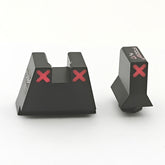 XXX Glow Glow Night Sights Fits GLOCK G42 G43 G43X G48 MOS Suppressor Height