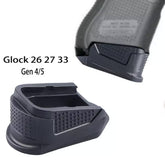 Glocks G26 G27 G33 Extended Grip Plate Magazine Pad Gen 4 / Gen 5 +1/+2 RD