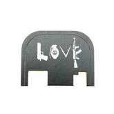 Aluminum Rear Cover Slide Back Plate fits Glock Gen 1-4