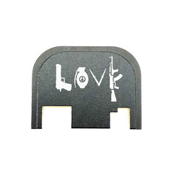 Aluminum Rear Cover Slide Back Plate fits Glock Gen 1-4