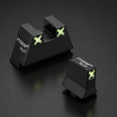 XXX Tall Glow Night Sights Suppressor Height Sight for GLOCK MOS Gen 1 - 6 Green