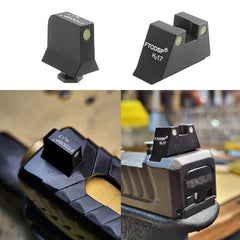 Suppressor Scopes Height Night Sights For Glock Mos 17, 17L, 19, 22-28, 31-35