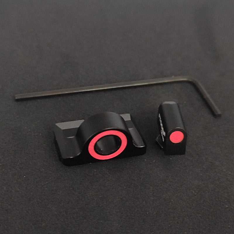 Ghost Ring Night Sight Set For Glock 17/19/19X/20/22/26/30/34/45 Gen 1-5
