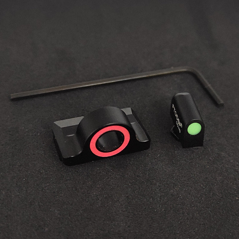 Ghost Ring Night Sight Set For Glock 17/19/19X/20/22/26/30/34/45 Gen 1-5