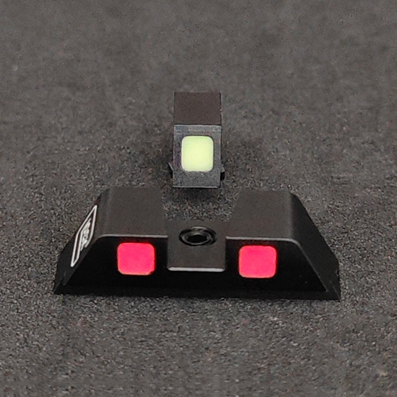 Square Night Sights Glow In Dark for GLOCK 19 17 20 22 24 26 27 29 30 34 35 36
