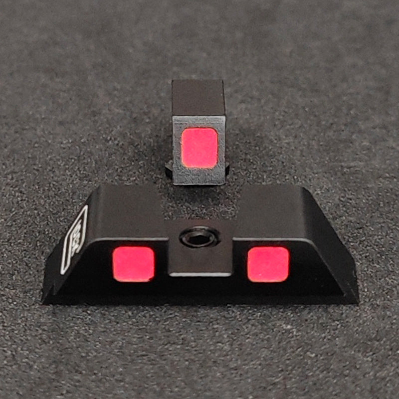 Square Night Sights Glow In Dark for GLOCK 19 17 20 22 24 26 27 29 30 34 35 36
