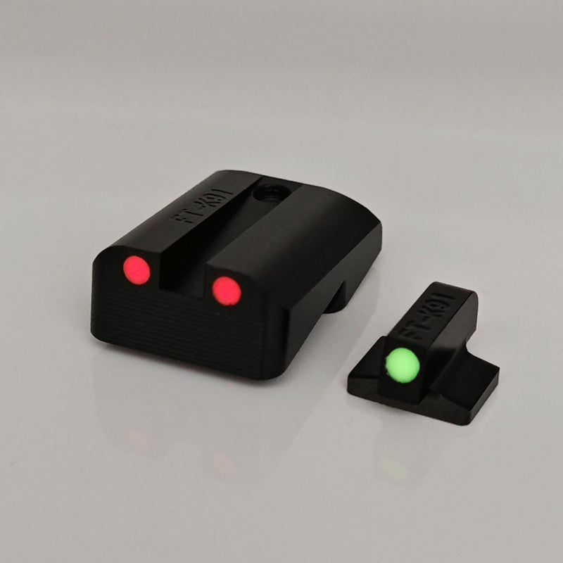 Handgun Glow In The Dark Red/Green Night Sights for Colt 1911 Pistol Models