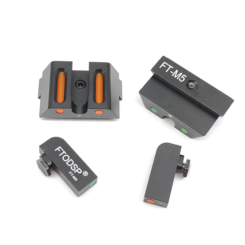 Upgraded Fiber Optic Night Sight Set for Glock 17 17L 19 22 23 24 26 27 33 34 35