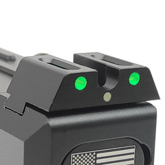 Upgraded Fiber Optic Night Sight Set for Glock 17 17L 19 22 23 24 26 27 33 34 35