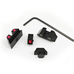 XXX Glow in the Dark Night Sights Front Rear Set Metal For Glock 42 &43, 43X,48 and Taurus G3C G3 GX4