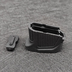 Tactical Defense Grip Enhanced Magazine Extension Base Plate Add +2 Rd for Glocks 43