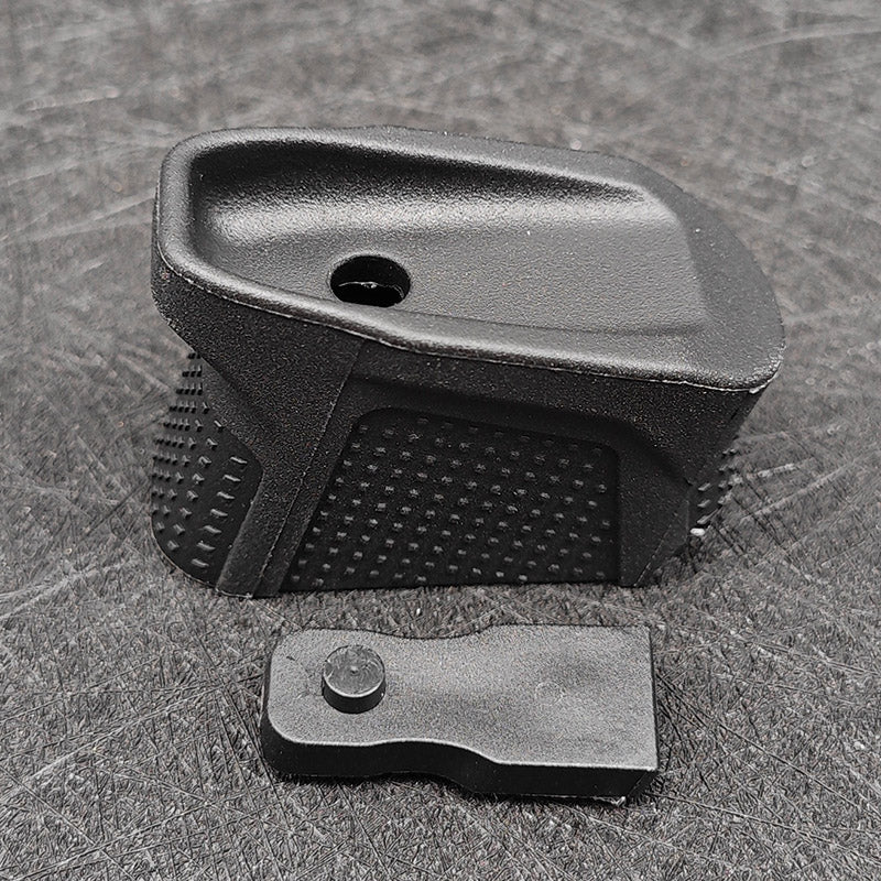 Tactical Defense Grip Enhanced Magazine Extension Base Plate Add +2 Rd for Glocks 43