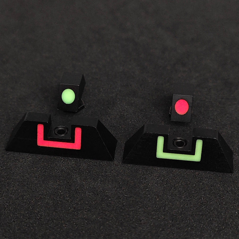New Glow In The Night Sights Glock Standard Rear&Front for 17/19/22/23/24/26/27/31