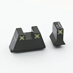 XXX Tall Glow Night Sights Suppressor Height Sight for GLOCK MOS Gen 1 - 6 Green