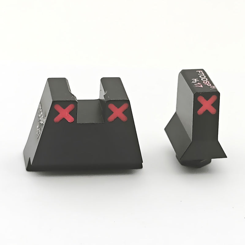 XXX Glow Glow Night Sights Fits GLOCK G42 G43 G43X G48 MOS Suppressor Height