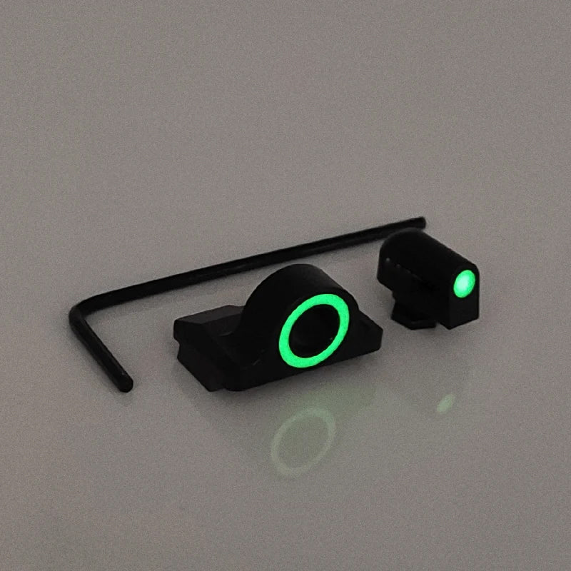 Ghost Ring Night Sight Set For Glock 17/19/19X/20/22/26/30/34/45 Gen 1-5