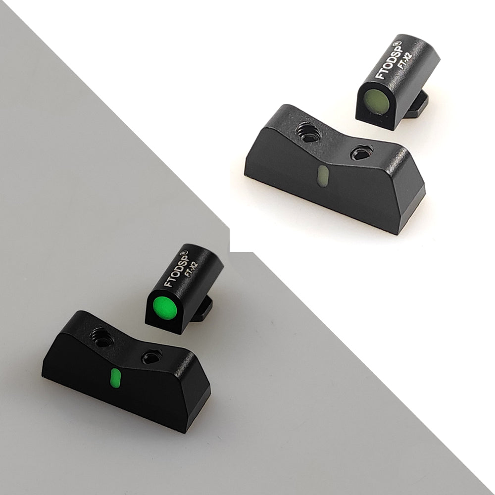 Night Sights 2 Dot Standard Height for Glock 42/43/43X/48 and Taurus G3C G3 GX4