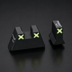 XXX Tall Glow Night Sights Suppressor Height Sight for GLOCK MOS Gen 1 - 6 Green