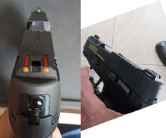 Fiber Optic Sights For Taurus G3 w/o G2C G2S,PT111 G2 PT140 G2, 709, 740 & TX22
