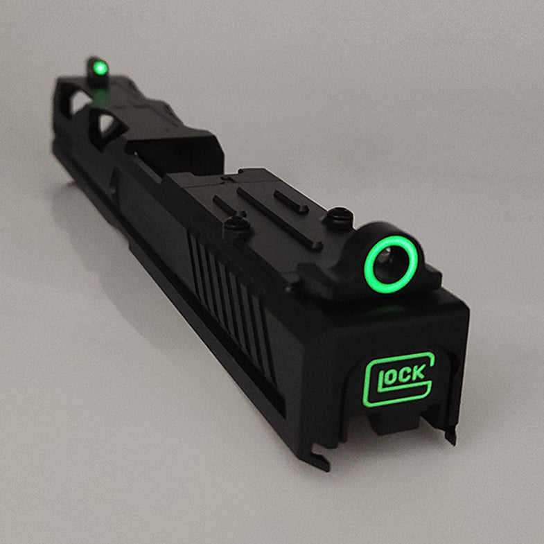 Green Glow In The Dark Night Sights For Glock 17 19 22 23 & More - Tactical Sights