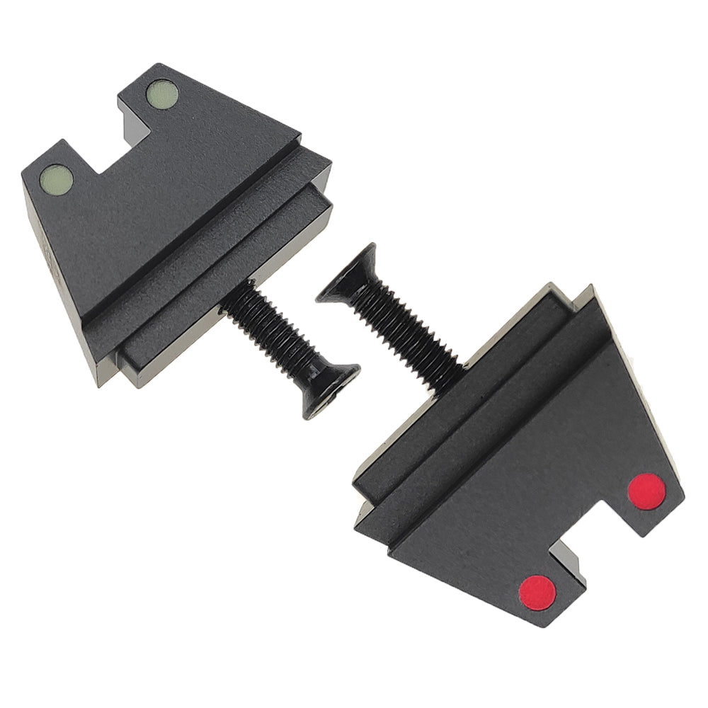Ftodsp Gbb Night Vision Optics Mechanical Night Sight Set For Tokyo Marui Glock G17/18/19 Tall Suppressor