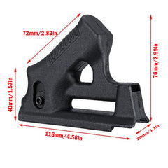 New Black Tactical Angled Forward Hand Grip Foregrip Hunting Airsoft Picatinny Rail