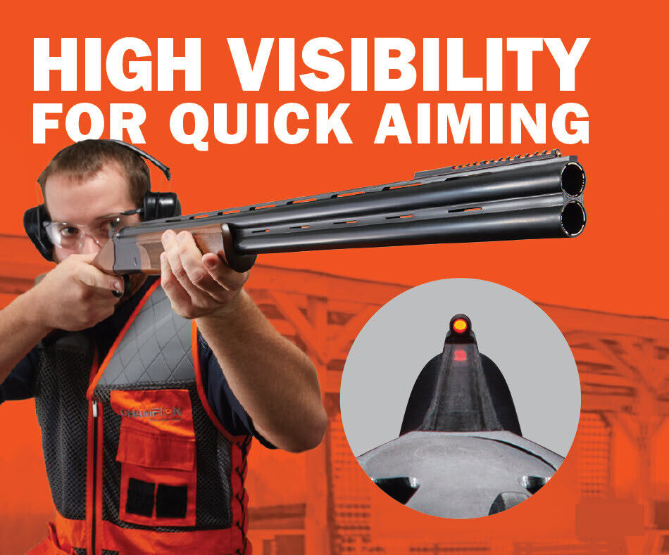 Night Vision Fiber Optic green Front Sights for Shotgun Ventilated Rib Barrels