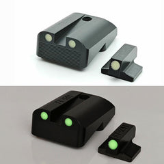 Handgun Glow In The Dark Red/Green Night Sights for Colt 1911 Pistol Models