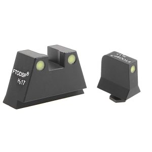 Pistol Night Vision Optics Mechanical Sight Green Luminous Glow For Glock 17-39 Models Sights Scopes